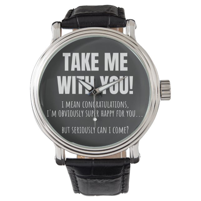 同僚おもしろいの別れのマグ離れボー 腕時計 (正面)