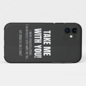 同僚おもしろいの別れのマグ離れボー Case-Mate iPhoneケース (裏面(横))