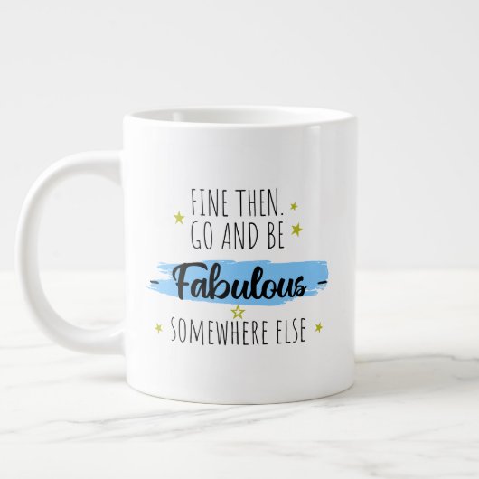 同僚おもしろい離れの同僚遠くにの同僚 ジャンボコーヒーマグカップ (左)