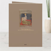 同僚からの大きな「元気を取る」挨拶 カード (裏面)