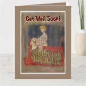 同僚からの大きな「元気を取る」挨拶 カード (正面)