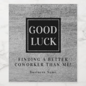 同僚から贈る面白いワインボトルのラベル ワインラベル (シングルラベル)