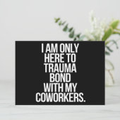 同僚とトラウマ体験を共有するためだけにここにいます 招待状 (スタンド正面)
