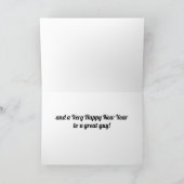 同僚と友人のカードにクリスマスを祝う カード (内部)