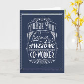 同僚に感謝 カード (黄色い花)