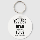 同僚のお別れ、退職、同僚のお別れ キーホルダー (正面)