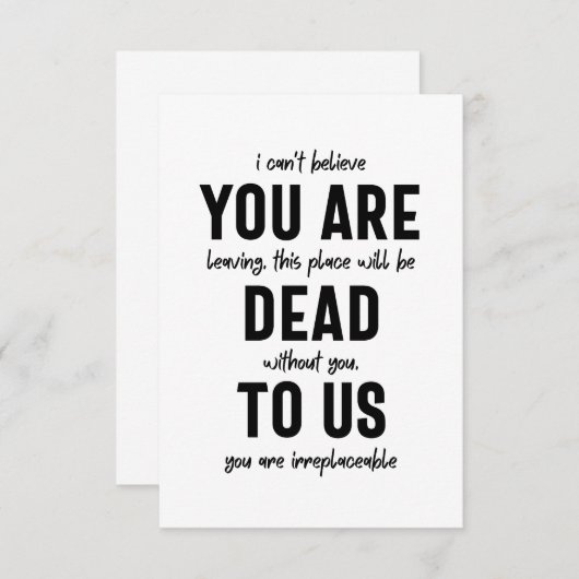 同僚のお別れ、退職、同僚のお別れ サンキューカード (正面/裏面)