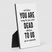 同僚のお別れ、退職、同僚のお別れ フォトプラーク (側面)