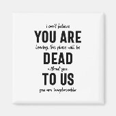 同僚のお別れ、退職、同僚のお別れ マグネット (正面)