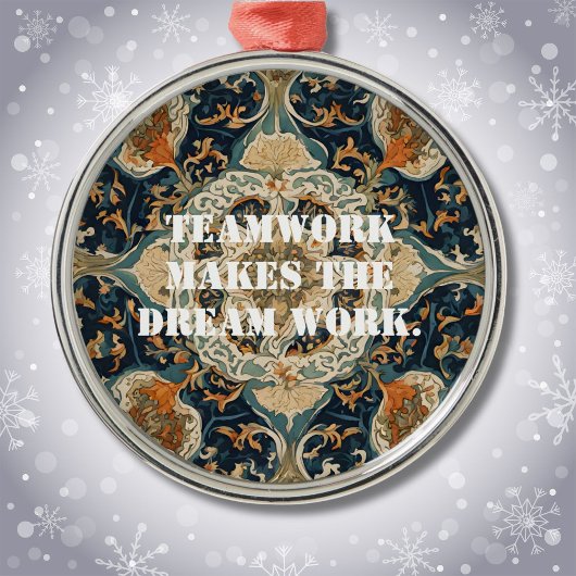 同僚のためのクリスマスバルクギフトペルシャのタイル メタルオーナメント