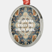 同僚のためのクリスマスバルクギフトペルシャのタイル メタルオーナメント (左)