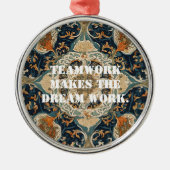 同僚のためのクリスマスバルクギフトペルシャのタイル メタルオーナメント (正面)