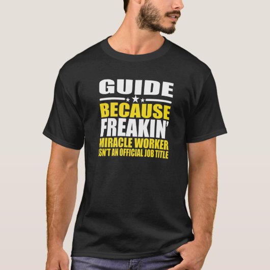 同僚のためのツアーガイド Tシャツ (正面)