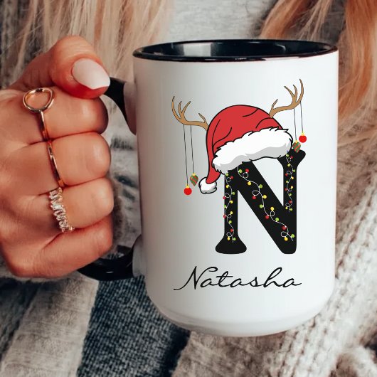 同僚のためのパーソナライズされた家族のクリスマスマグ マグカップ