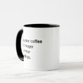 同僚のための面白いコーヒーマグ マグカップ (正面左)