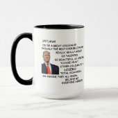同僚のトランプカスタムのギフトユーモアのある，トランプ マグカップ (左)