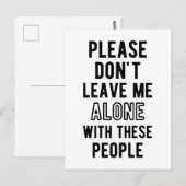 同僚の上司への面白い別れ、失礼な退職 ポストカード (正面/裏面)