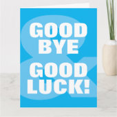 同僚の別れや幸運のカード カード (正面)