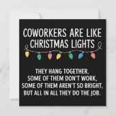 同僚の同僚はクリスマスのイルミネーションみたい シーズンカード (正面)