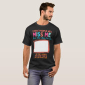 同僚の引用 別れ 同僚 友人 家族 Tシャツ (正面フル)