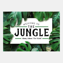 同僚の挨拶、ジャングルへようこそ(おもしろい)