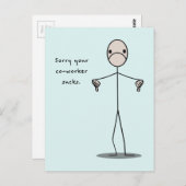 同僚の最低 ポストカード (正面/裏面)