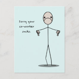 同僚の最低 ポストカード