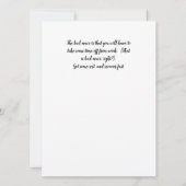 同僚の独身のウェルカードを取得する (裏面)