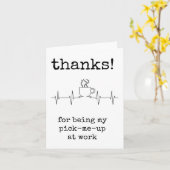 同僚の評価、ワークビーシー、コーヒー恋人 カード (黄色い花)