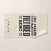 同僚の退職伝説が個人用に設定さ退職したれた ハンドタオル (ハンドタオル)