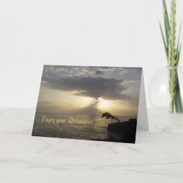 同僚の退職後の挨拶状 カード