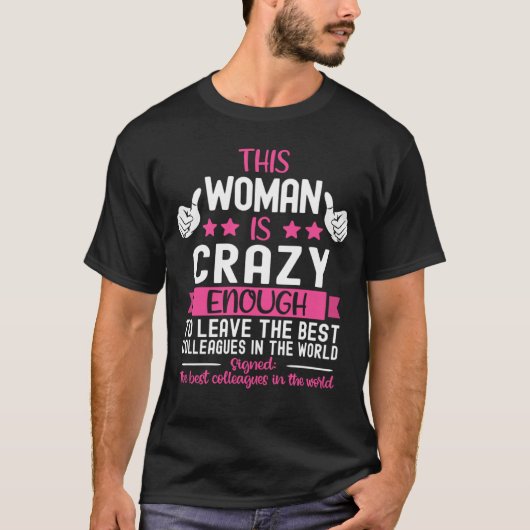 同僚の退職 お別れ 辞める Tシャツ (正面)