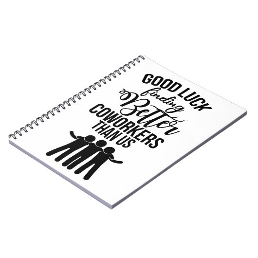 同僚の離れギフト、新しい仕事のギフト ノートブック (左側)