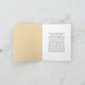 同僚へのオーダーメイド哀悼メッセージカード サンキューカード (内部)