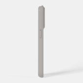 同僚へのカスタムイニシャルグレー電話ケースギフト iPhoneケース (右側面)