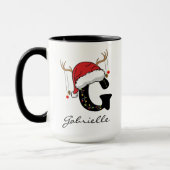 同僚へのカスタムクリスマスコーヒーマグギフト マグカップ (左)