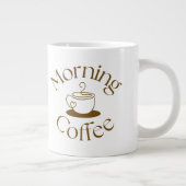 同僚へのギフトに最適なモーニングコーヒー ジャンボコーヒーマグカップ (右)