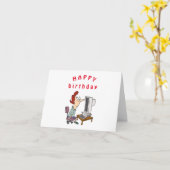 同僚への退職祝い カード (黄色い花)