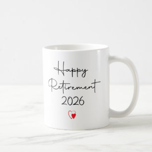 同僚への2026年退職祝いの面白い一言 コーヒーマグカップ