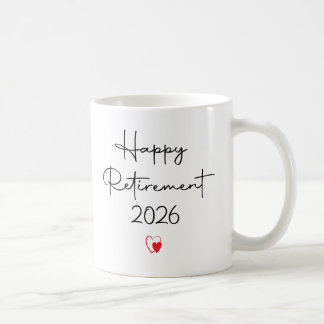 同僚への2026年退職祝いの面白い一言 コーヒーマグカップ