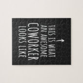 同僚ギフト、同僚マグ、素晴らし同僚 ジグソーパズル (横)