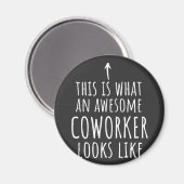 同僚ギフト、同僚マグ、素晴らし同僚 マグネット (正面/裏面)