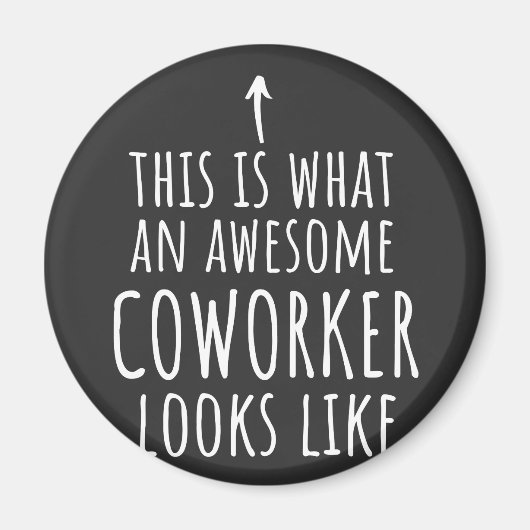 同僚ギフト、同僚マグ、素晴らし同僚 マグネット (正面)