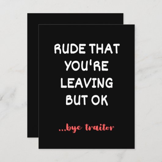 同僚コーヒーマグ – あなたはの離れ失礼 セーブザデート (正面/裏面)