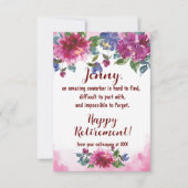 同僚ハッピーリタイア離れーズGoodbye引用文 (正面)