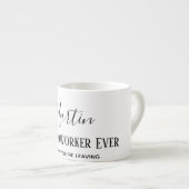 同僚ボス離れのADDおもしろい引用文カスタム エスプレッソカップ (正面右)