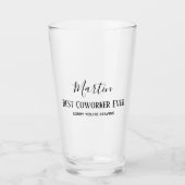 同僚ボス離れのADDおもしろい引用文カスタム タンブラーグラス (正面)