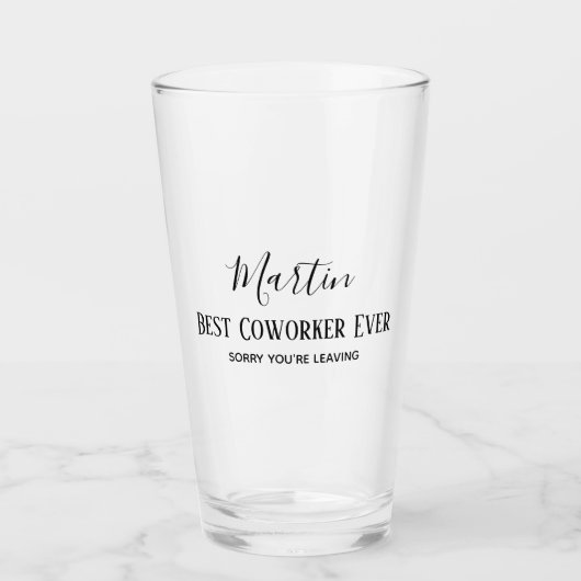 同僚ボス離れのADDおもしろい引用文カスタム タンブラーグラス (正面)