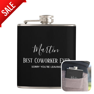 同僚ボス離れのADDおもしろい引用文カスタム フラスク