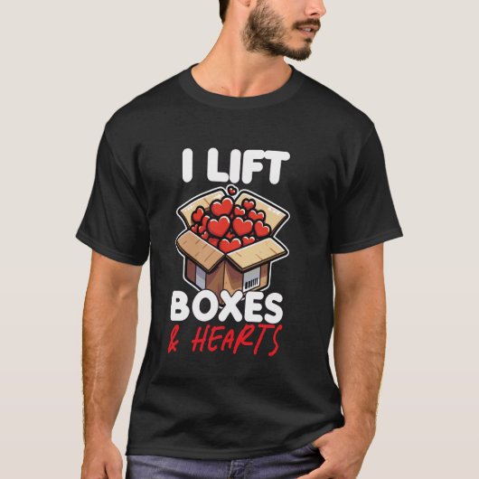 同僚ママパパSwagazonアソシエイト私は箱を運ぶ Tシャツ (正面)